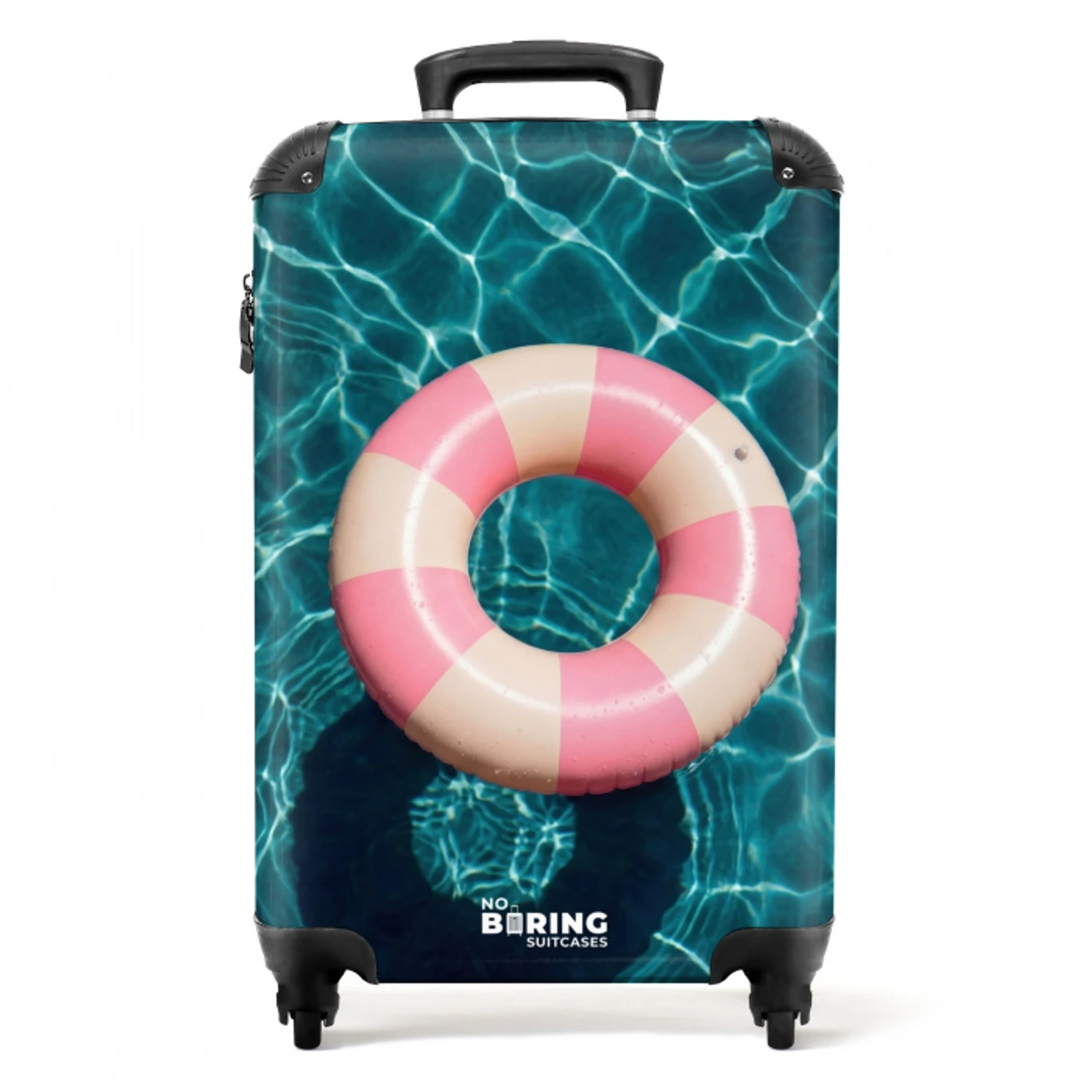 Drijvend - Zwemband - Water NBS - Handbagage koffer - Volwassenen Unisex middel -productfoto_recht