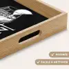 Glas spritz - Krijtletters - Ijsblokjes - Citroen Dienblad Rechthoek middel -USP_HandgreepFR