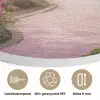 Kersenbloesem - Natuur - Sakura - Pad - Japanse tuin Akoestische PET Vilt - Rond klein -closeup_NL
