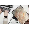 Close up - Pioenroos - Lichtroze laptophoes neopreen klein -bureau
