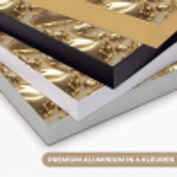 Druppels - Organisch - Goud Textielframe zwart klein 947 -USP_kleurenNL