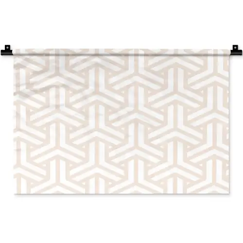 Geometrie - Lijn - Vorm - Patroon Wandkleed katoen klein 269 -zz3d