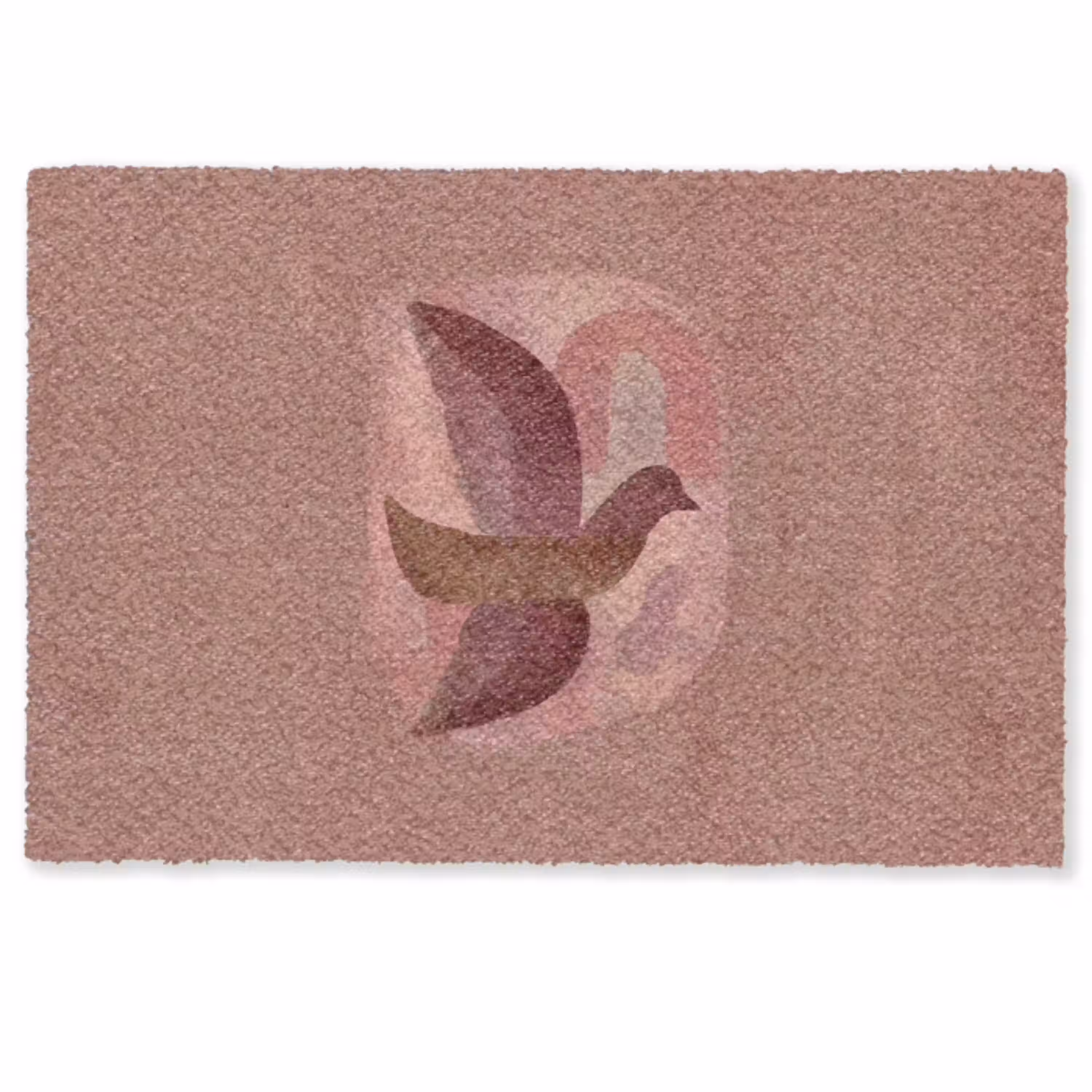 Illustratie - Vogels - Abstract - Roze Deurmat klein -zkaufland3d