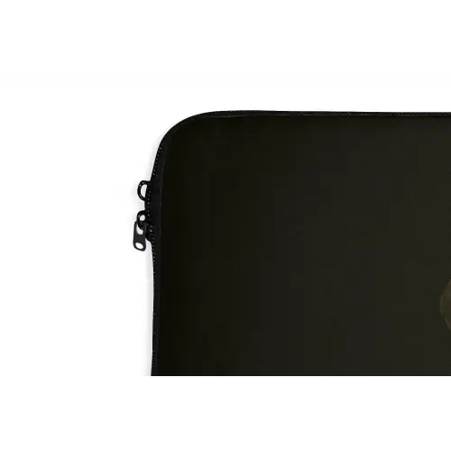 Zebra - Strepen - Goud laptophoes neopreen klein -detail