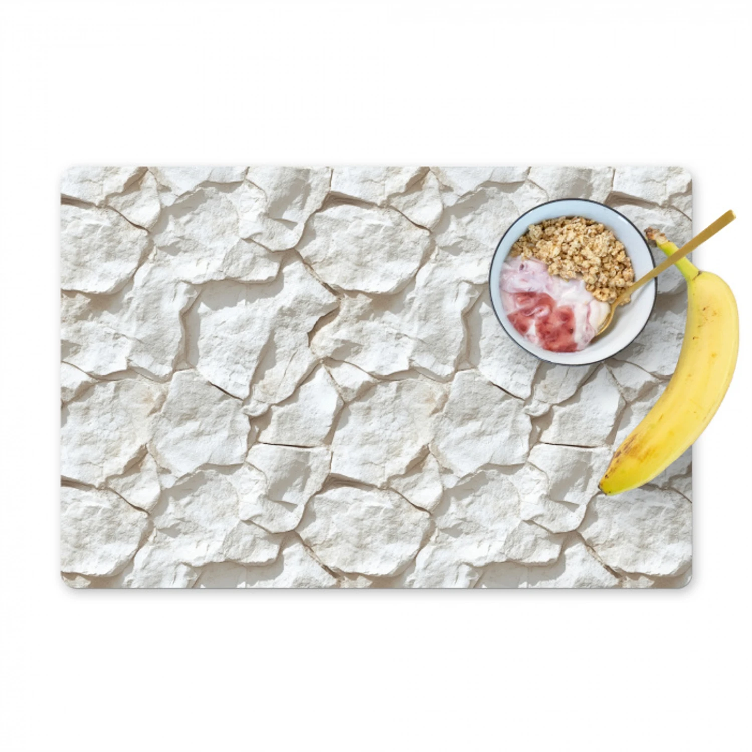 Structuur - Rots - Wit Placemat vinyl groot 368 -zzzproduct_Kitchenyeah-website