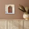 Houten - Deur - Lantaarn aluminium wit klein -sfeer4