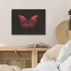 Vlinder - Rood - Minimalistisch PET vilt klein -sfeer3