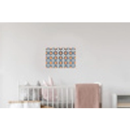 Traditioneel - Tegel - Oranje Muursticker klein 286 -kinderkamer