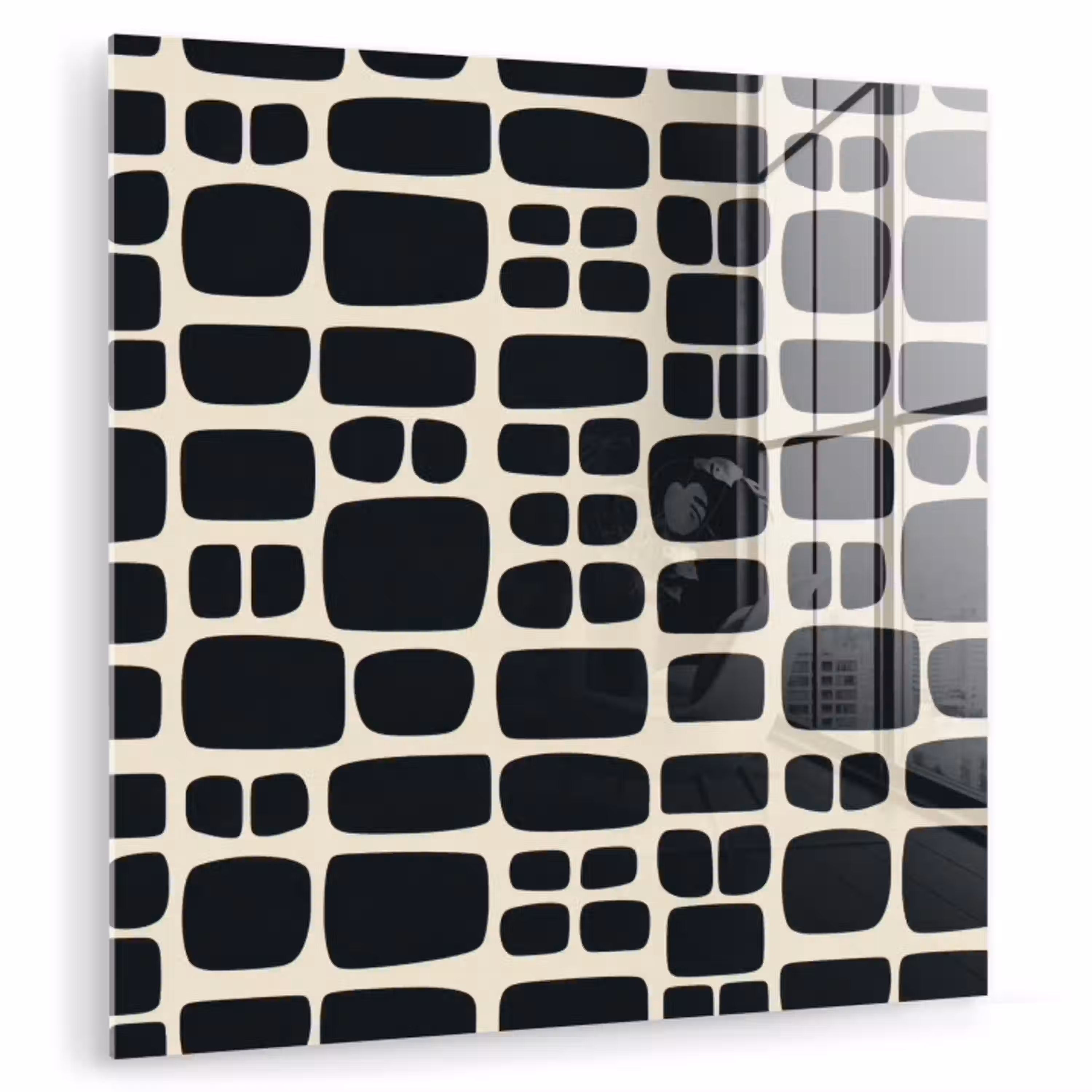 Modern - Organisch - Zwart plexiglas 5mm klein 11 -zzzproduct_nieuw