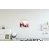 Watercolor - Goud - Roze - Abstract - Kunst textielposter latten blank klein -kinderkamer