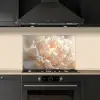 Close up - Pioenroos - Lichtroze keuken achterwand spatscherm klein -sfeer1
