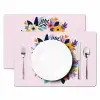Bloemenkrans - Kleurrijk - Moeder Placemat vinyl groot -zzsfeer2_Kitchenyeah-website