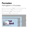 Speels - Boodschap - Blauw Muismat XXL klein -sfeer5