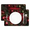 Kerst - Quote - Rood - Kerstballen Placemat vinyl groot -zzsfeer2_Kitchenyeah-website