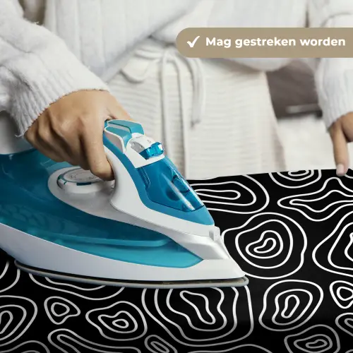 Lijnen - Patronen - Vloeiend - Bogen Wandkleed katoen klein 269 -sfeer9
