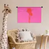 Palmbomen - Modern - Roze Wandkleed katoen klein -wsfeer5_kind