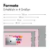 You're doing great - Roze - Kleurrijk Muismat XXL klein -ysfeer5_duits