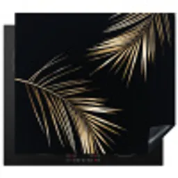 Gouden Elegantie van de Tropen Inductie beschermer vinyl 3mm klein -3d