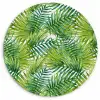 Mosgroen - Bladeren - Overlapping Wandcirkel plexiglas klein 852 -3d