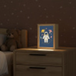 Astronaut - Planeten - Raket Light Box met kabel klein -sfeer1_kind