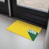 Cool - Geel - Groen Deurmat klein -sfeer2