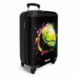 Tennisbal met graffiti NBS - Handbagage koffer - Unisex middel -productfoto_3d
