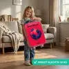 Voetbalvibes - Verf - Blauw - Rood Kinderkoffer - Roze klein -sfeer2_NL