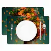 Vrouw - Sinaasappel - Bessen - Oranje Placemat vinyl groot -zzsfeer2_Kitchenyeah-website