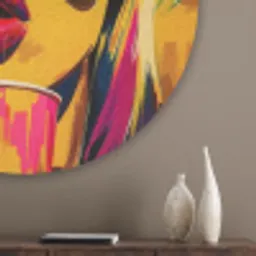 Zonnebril - Roze - Vrouw - Rietje Akoestische PET Vilt - Rond klein -sfeer5_closeup
