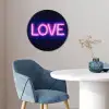Neon - Love - Valentijn Fotolijst rond zonder passe partout klein -sfeer2