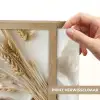 Bloem - Hout - Tarwe Light Box met batterij (Wandlamp) middel -USP_websiteprintNL