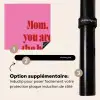 Moeder - Boodschap -Roze Inductie beschermer vinyl 3mm middel -zzzzzzz-induclip_FR