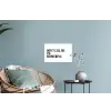 Tekst - Modern - Zwart - Wit Muursticker klein -plant