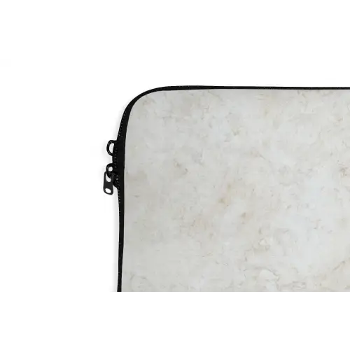 Beige - Marmer - Aders laptophoes neopreen klein 279 -detail