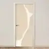 Abstract - Beige - Moderne kunst deurposter klein -3d_beige