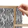 Zwart - Wit - Zebra - Patroon Light Box met batterij (Wandlamp) middel 907 -USP_websiteprintNL
