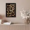 Luipaardprint - Bruin - Courage - Sierlijk fotolijst zwart zonder passe partout klein -sfeer5