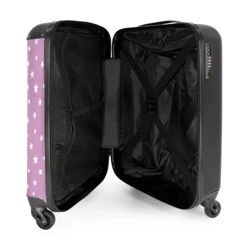 Sterrenstof Koffer - NBS - Handbagage middel -binnenkant
