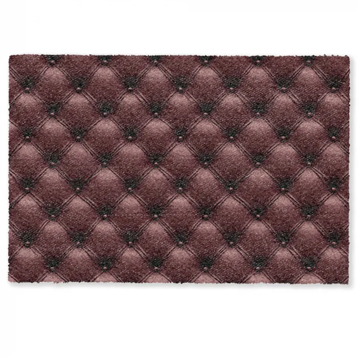 Leer - Patroon - Bordeaux Deurmat klein 898 -zkaufland3d