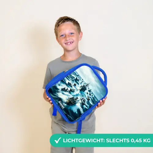 Schepen in de zee Kinderrugzak - Blauw middel -sfeer1_NL