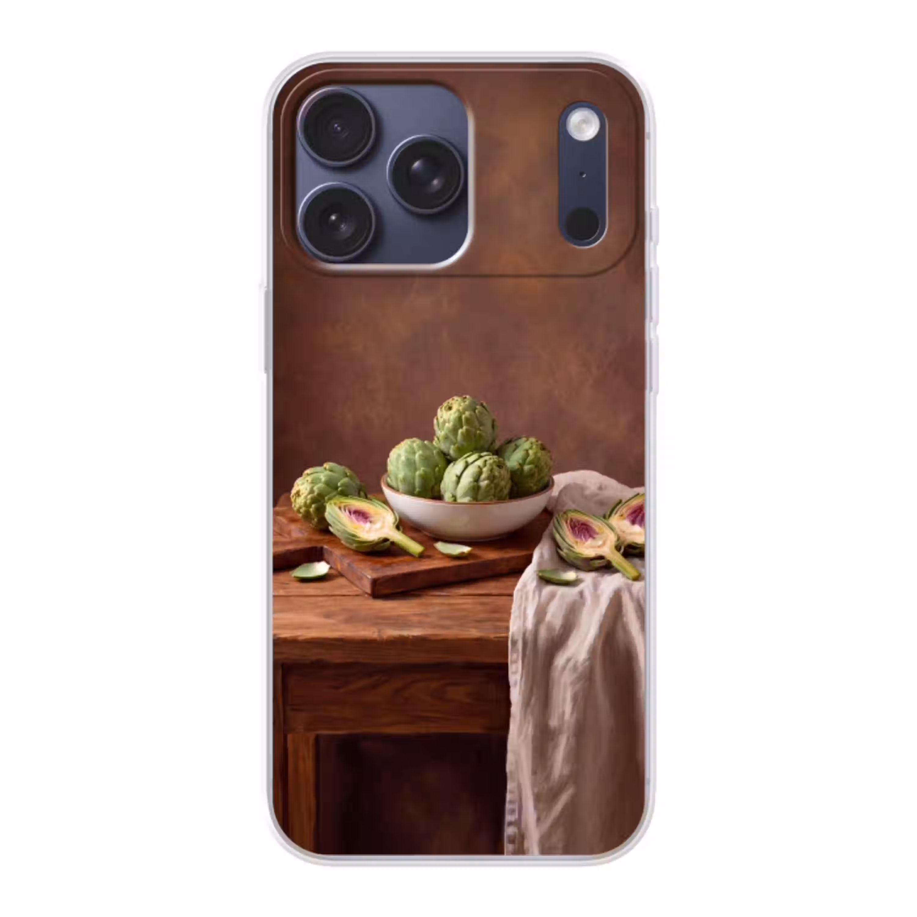 Groenten - Artisjok - Keuken Telefoonhoesje iPhone 17 Pro Max klein -3d