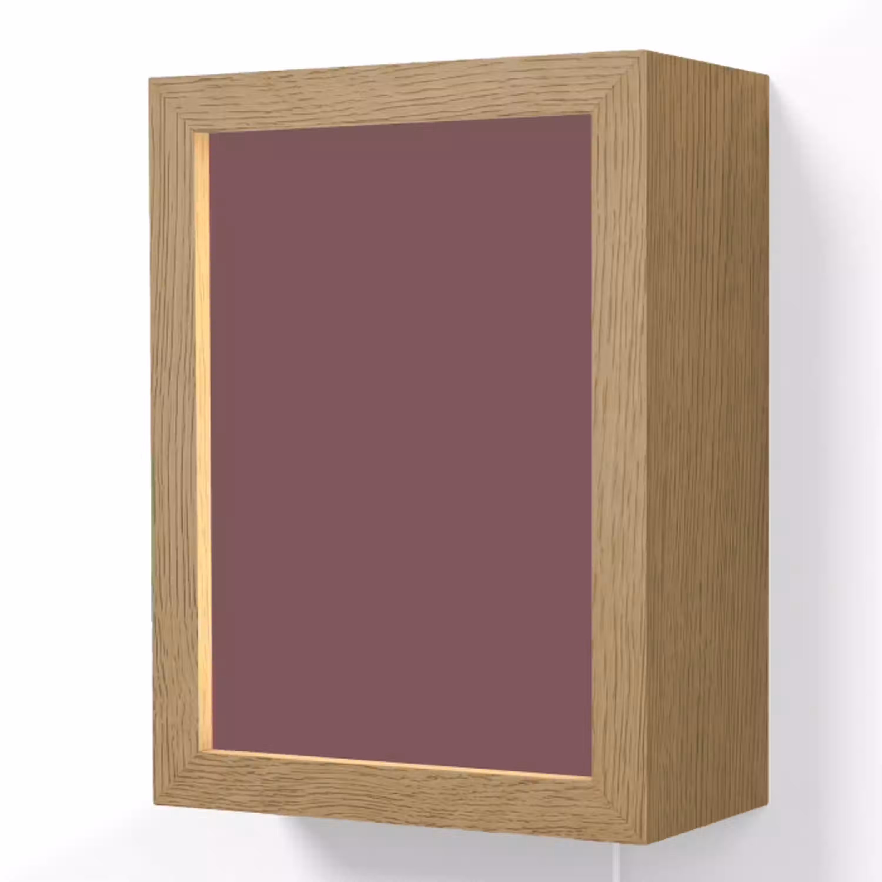Dusty - Rose - Roze Light Box met kabel (Wandlamp) klein 929 -3d