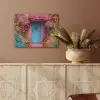 Bloemen - Deur - Roze PET vilt klein -sfeer4