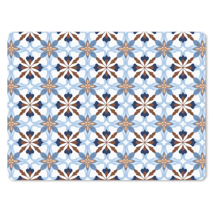 Ornament - Tegel - Kleurrijk muismat rubber klein 262 -3d