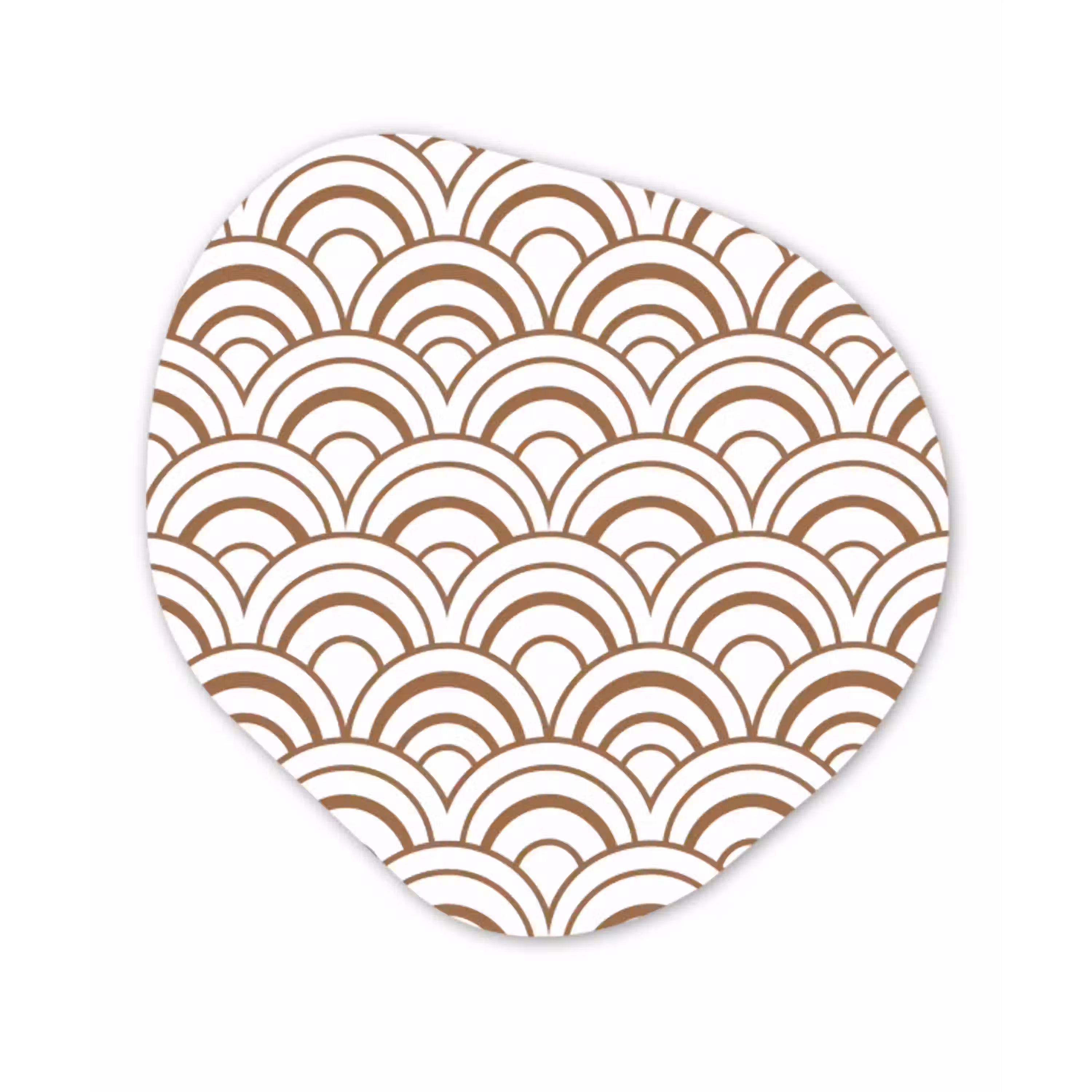Klassiek - Motief - Terracotta Wandcirkel Organisch Forex 3mm klein 629 -3d