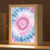 Tie-dye - Roze - Patroon Light Box met kabel klein -zzz_3d_website