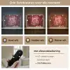 Jingle - Bells - Kerst - Rood Light Box met batterij (Wandlamp) middel -USP_lichtkleurNL