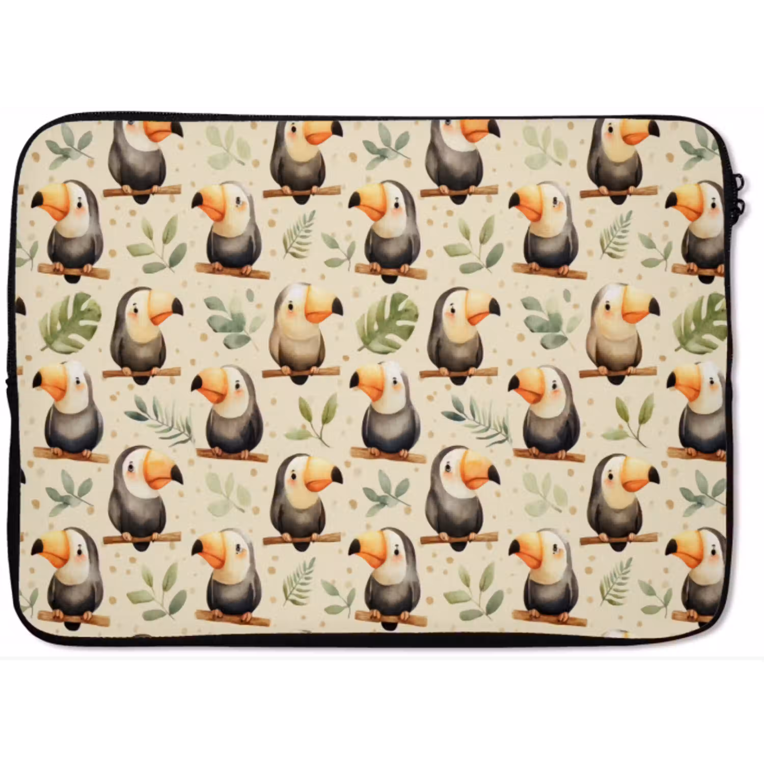 Toekans - Exotisch - Kleurrijk laptophoes neopreen klein 279 -zkaufland3dotto
