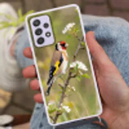 Putter - Bloesem - Lente - Natuur - Kleurrijk Hoesje Samsung Galaxy A52 5G met koord klein -sfeer3