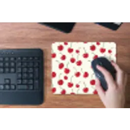 Kersen - Minimalistisch - Rood muismat rubber klein 262 -toetsenbord